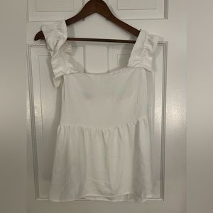 Oddy White Tank Top Blouse